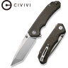 Складной нож CIVIVI BRAZEN сталь D2, рукоять G10 черная C2023F